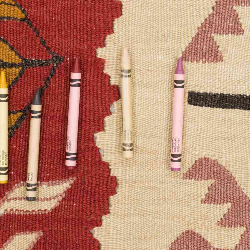 Yeni Kök Boya El Dokuma Yolluk Kilim - 94 cm x 323 cm - K0065400
