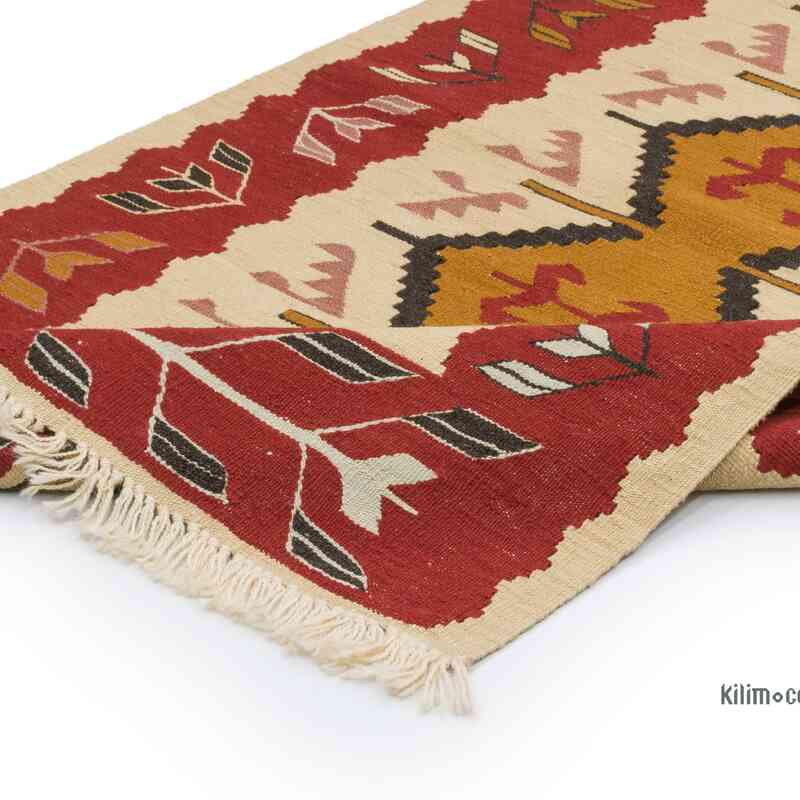 Yeni Kök Boya El Dokuma Yolluk Kilim - 94 cm x 323 cm - K0065400