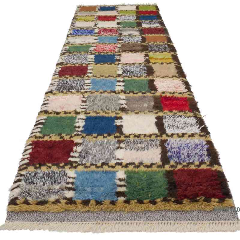 New Turkish Tulu Runner - 3' 3" x 11' 2" (39" x 134") - K0065408