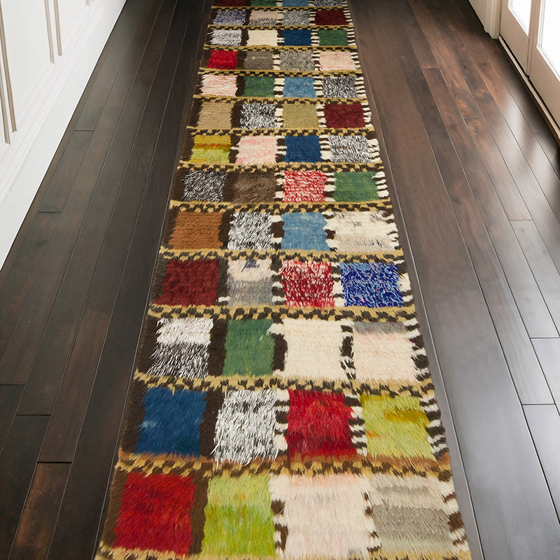 New Turkish Tulu Runner - 3' 3" x 11' 2" (39" x 134") - K0065408