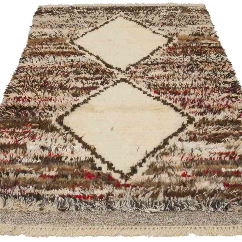 Alfombra 'Tulu' de estilo Marroquí Anudada a Mano - 101 cm x 196 cm - K0065409