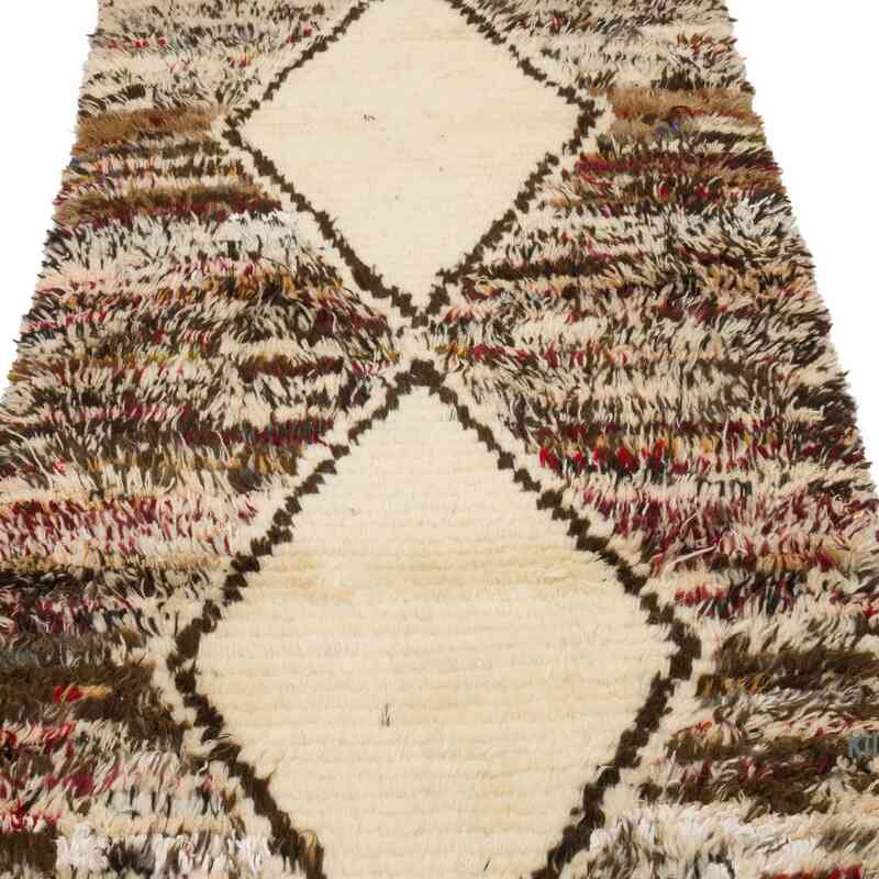 Alfombra 'Tulu' de estilo Marroquí Anudada a Mano - 101 cm x 196 cm - K0065409
