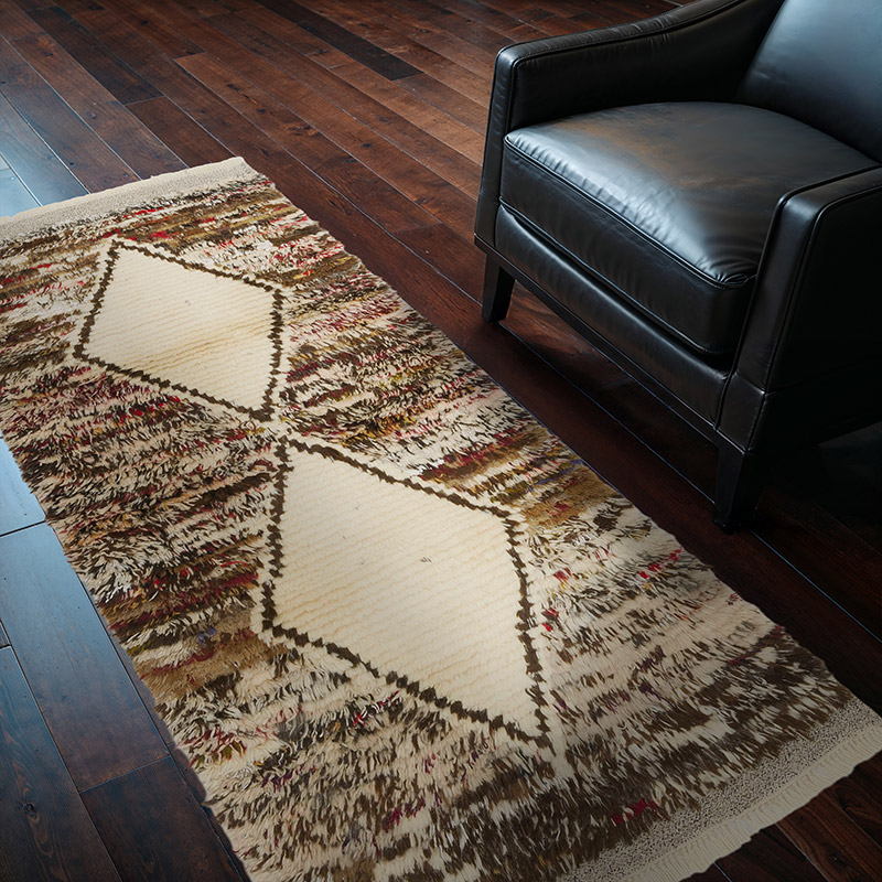 Yeni Fas Stili El Dokuma Tulu - 101 cm x 196 cm - K0065409