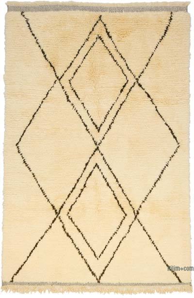 Moroccan Style Hand-Knotted Tulu Rug - 5' 5" x 8' 1" (65 in. x 97 in.)
