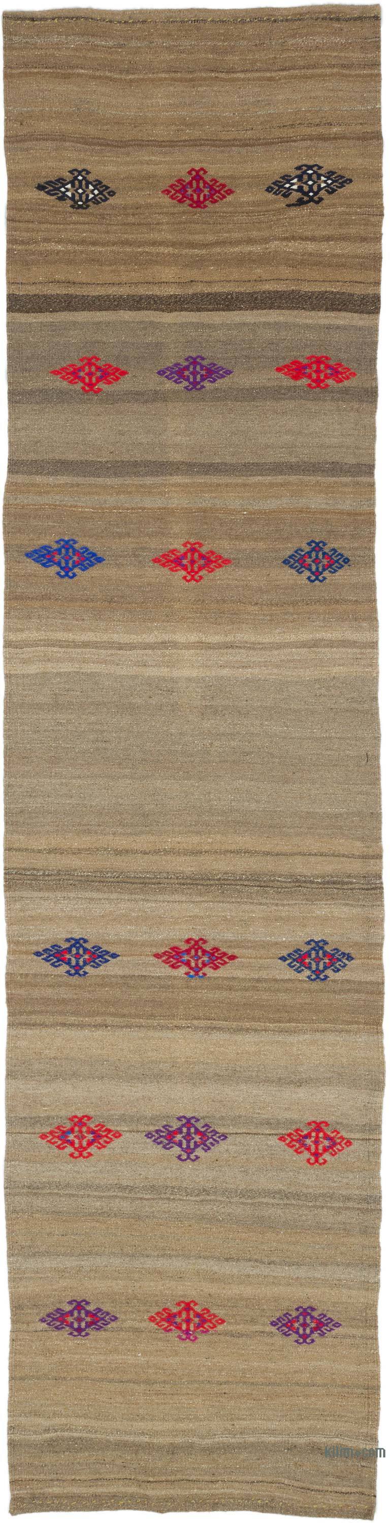 Vintage Anadolu Kilim Yolluk - 71 cm x 283 cm - K0065436