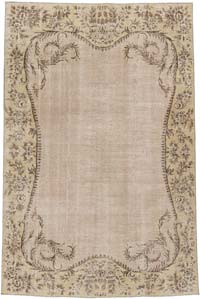 Alfombra Vintage Turca Anudada a Mano - 176 cm x 261 cm