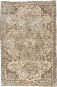 Alfombra Vintage Turca Anudada a Mano - 180 cm x 275 cm