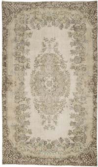 Vintage Turkish Hand-Knotted Rug - 5' 3" x 9'  (63" x 108")