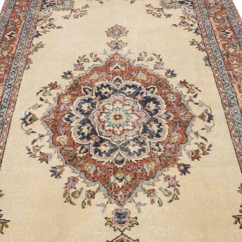 Vintage Turkish Hand-Knotted Rug - 4' 10" x 8'  (58" x 96") - K0065452
