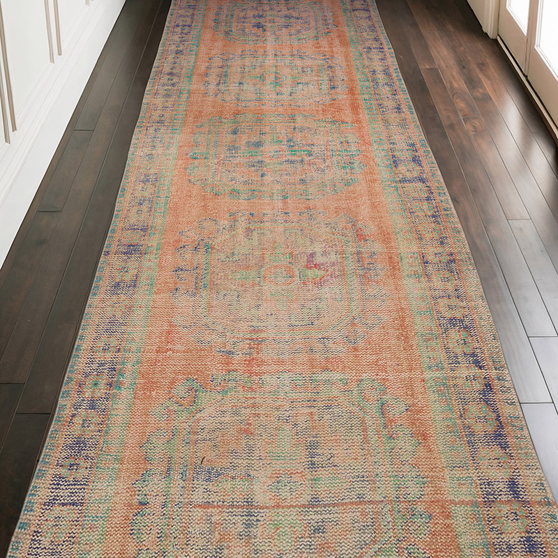 Alfombra Turca Vintage De Pasillo - 133 cm x 333 cm - K0065454
