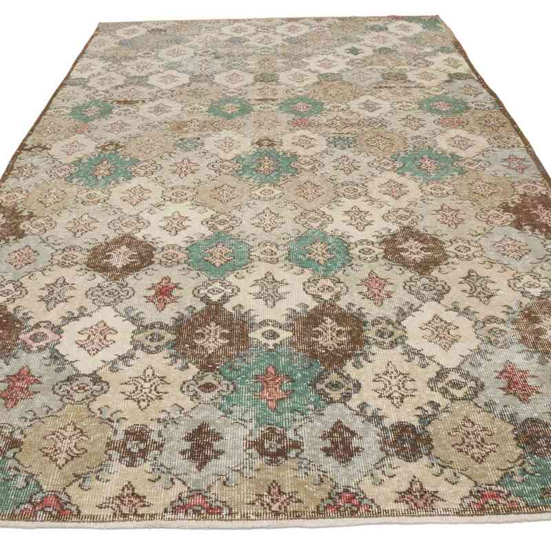Vintage Turkish Hand-Knotted Rug - 5' 7" x 9' 11" (67" x 119") - K0065458
