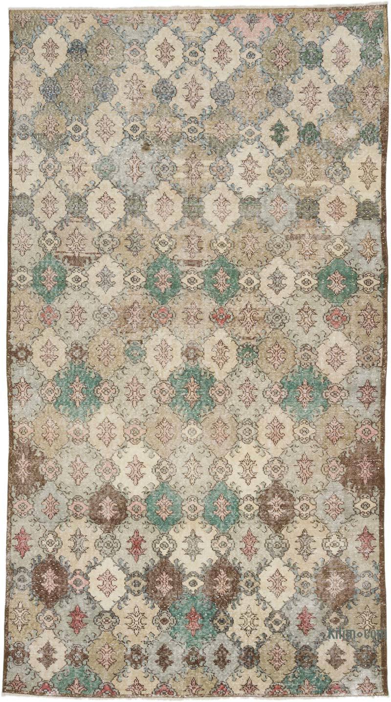 Vintage Turkish Hand-Knotted Rug - 5' 7" x 9' 11" (67" x 119") - K0065458