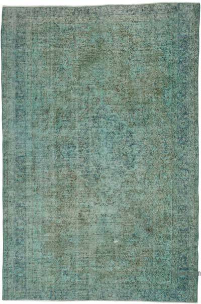 Boyalı El Dokuma Vintage Halı - 175 cm x 261 cm