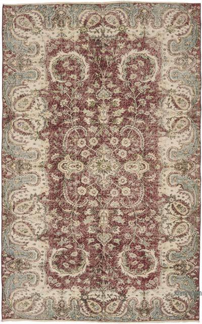 Alfombra Vintage Turca Anudada a Mano - 150 cm x 237 cm