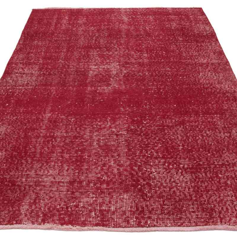 Boyalı El Dokuma Vintage Halı - 120 cm x 212 cm - K0065471