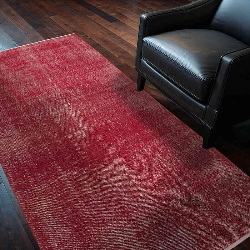 Alfombra Turca Vintage Sobre-teñida - 120 cm x 212 cm - K0065471