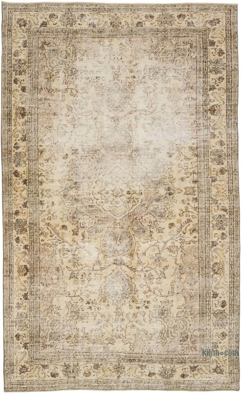 Vintage Turkish Hand-Knotted Rug - 5' 1" x 8' 5" (61" x 101") - K0065472