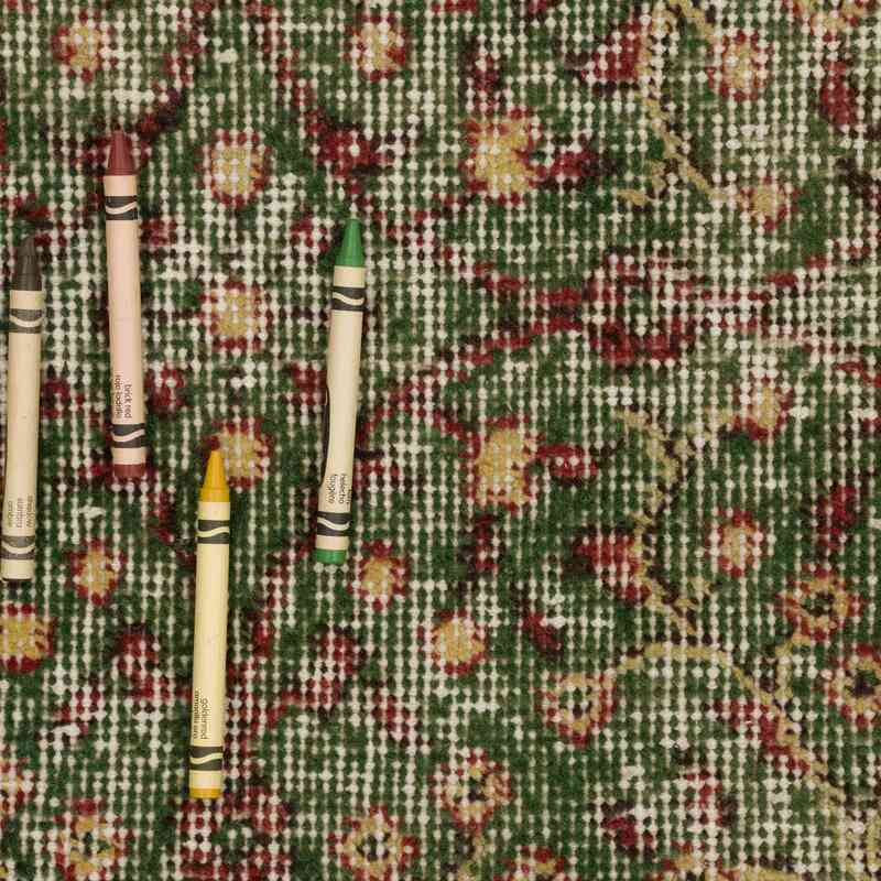 Alfombra Vintage Turca Anudada a Mano - 136 cm x 260 cm - K0065475