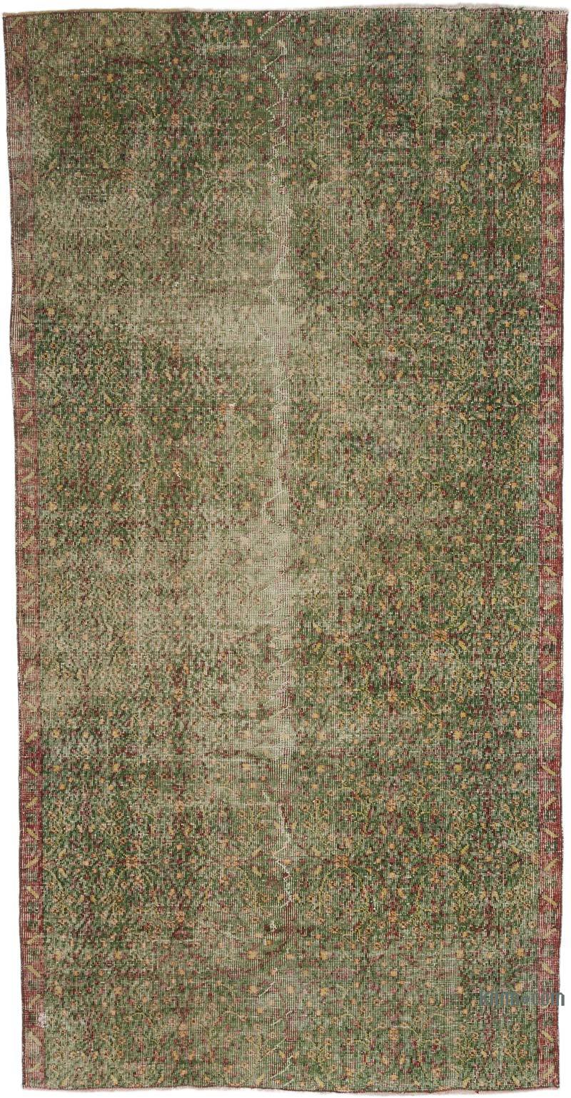 Alfombra Vintage Turca Anudada a Mano - 136 cm x 260 cm - K0065475