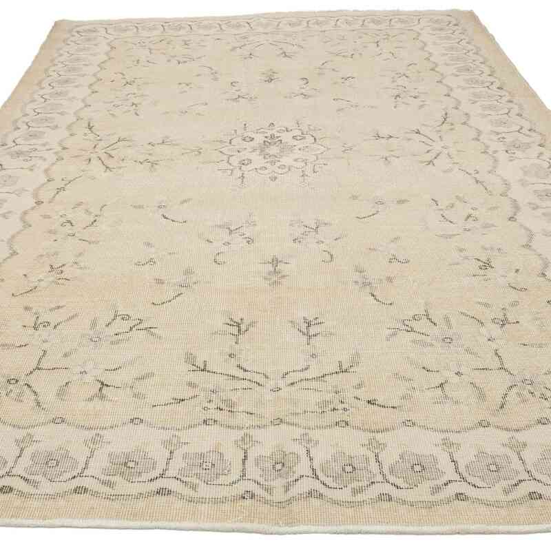 Vintage Turkish Hand-Knotted Rug - 6' 4" x 9' 8" (76" x 116") - K0065478