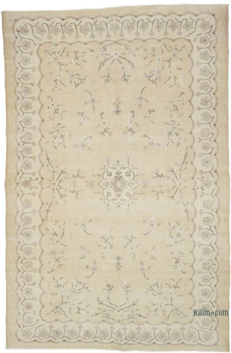 Vintage Turkish Hand-Knotted Rug - 6' 4" x 9' 8" (76" x 116") - K0065478