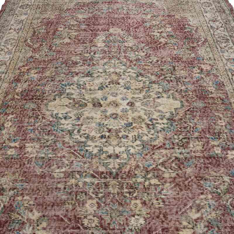 Vintage Turkish Hand-Knotted Rug - 172 cm x 263 cm - K0065480