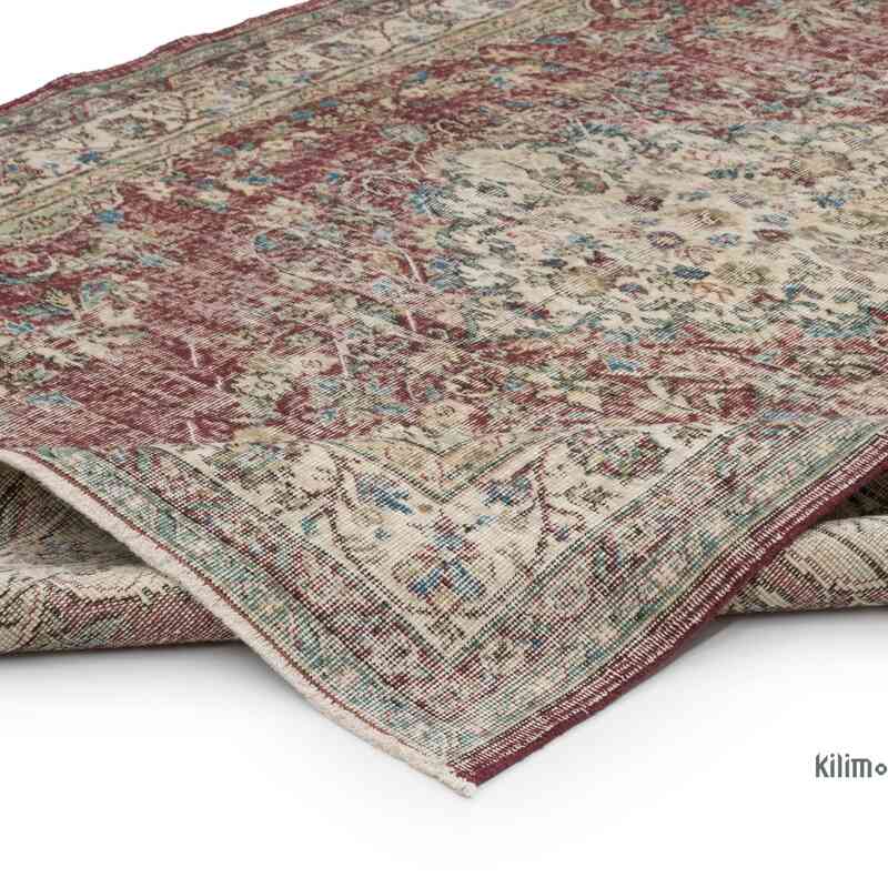 Vintage Turkish Hand-Knotted Rug - 172 cm x 263 cm - K0065480