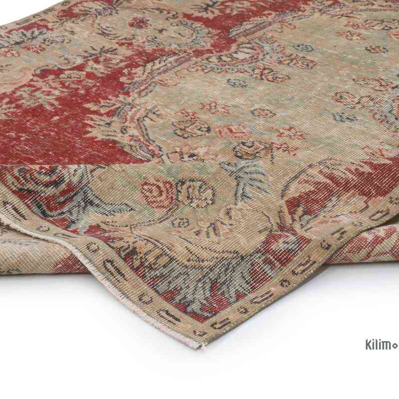 Alfombra Vintage Turca Anudada a Mano - 174 cm x 272 cm - K0065481
