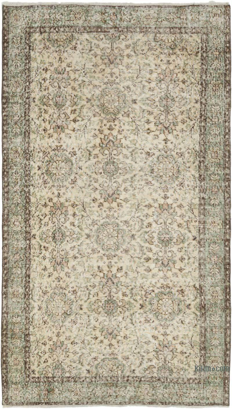 Alfombra Vintage Turca Anudada a Mano - 120 cm x 210 cm - K0065482