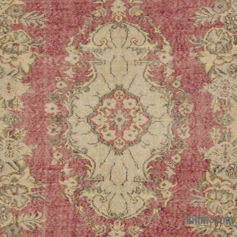Vintage Turkish Hand-Knotted Rug - 6'  x 9' 3" (72" x 111") - K0065483