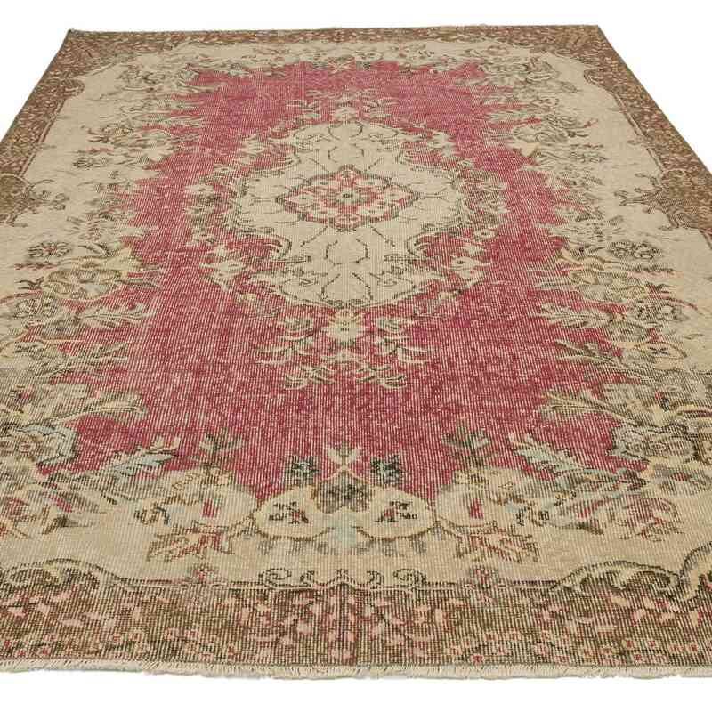 Vintage Turkish Hand-Knotted Rug - 6'  x 9' 3" (72" x 111") - K0065483