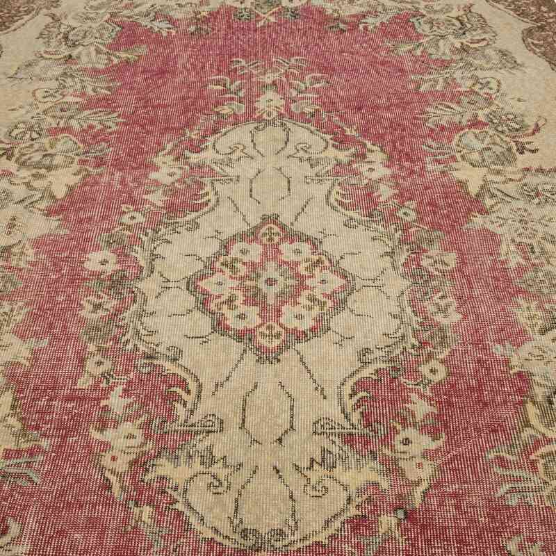 Vintage Turkish Hand-Knotted Rug - 6'  x 9' 3" (72" x 111") - K0065483