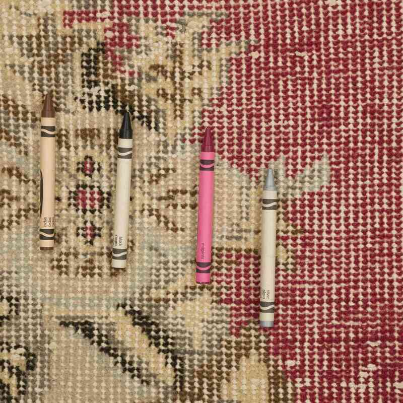 Vintage Turkish Hand-Knotted Rug - 6'  x 9' 3" (72" x 111") - K0065483