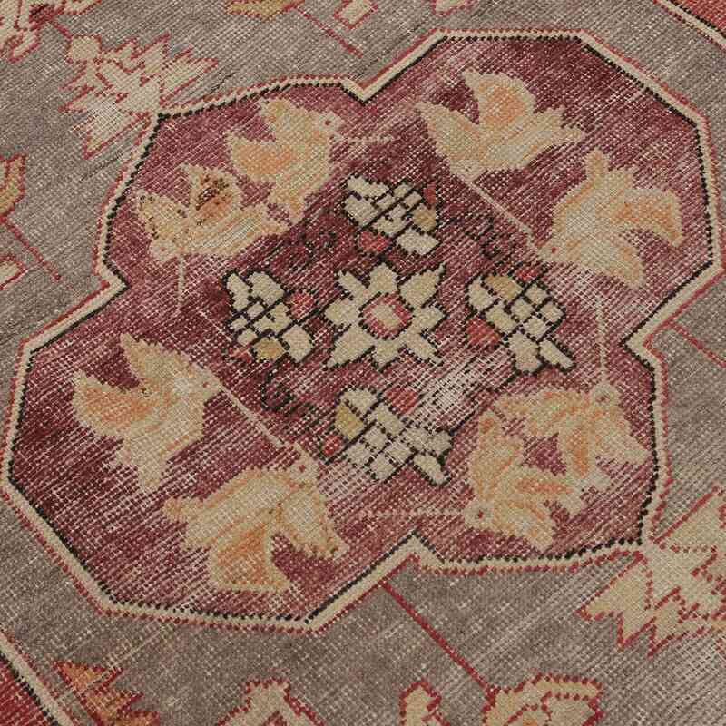 Alfombra Vintage Turca Anudada a Mano - 127 cm x 247 cm - K0065491