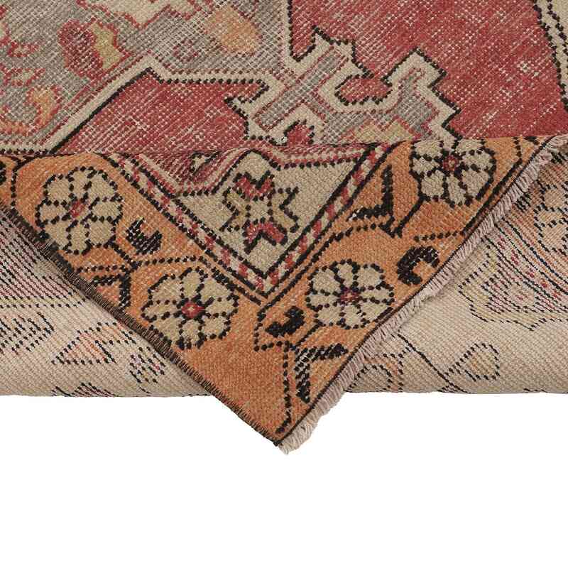 Alfombra Vintage Turca Anudada a Mano - 127 cm x 247 cm - K0065491
