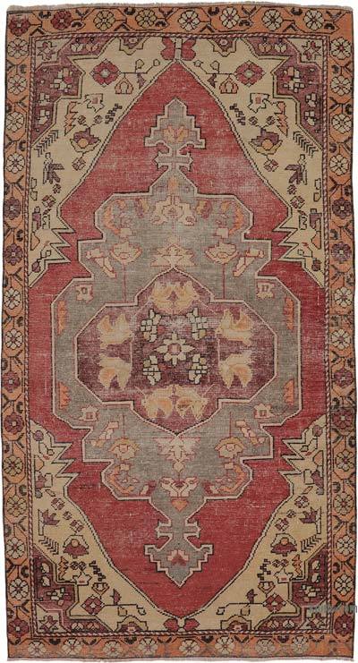 El Dokuma Vintage Hali - 127 cm x 247 cm