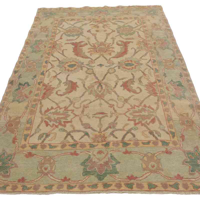 Vintage Turkish Hand-Knotted Rug - 4' 9" x 7' 2" (57 in. x 86 in.) - K0065495