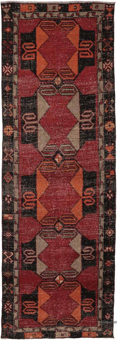Vintage Turkish Hand-Knotted Runner - 3' 5" x 6'  (41 in. x 72 in.)