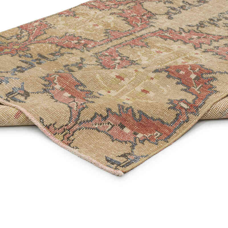 Alfombra Vintage Turca Anudada a Mano - 138 cm x 214 cm - K0065503