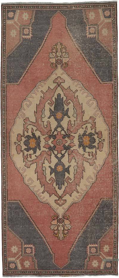 Vintage Turkish Hand-Knotted Rug - 3' 6" x 8' 2" (42 in. x 98 in.)