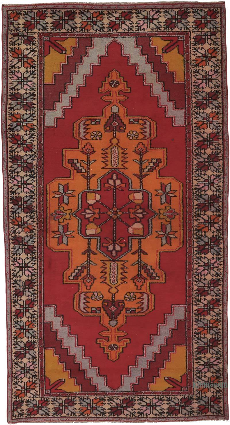 El Dokuma Vintage Halı - 150 cm x 275 cm - K0065549