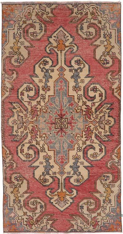 Vintage Turkish Hand-Knotted Rug - 3' 7" x 6' 4" (43 in. x 76 in.)