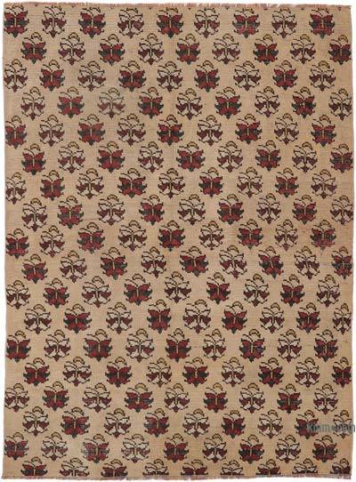 Alfombra Vintage Turca Anudada a Mano - 135 cm x 196 cm