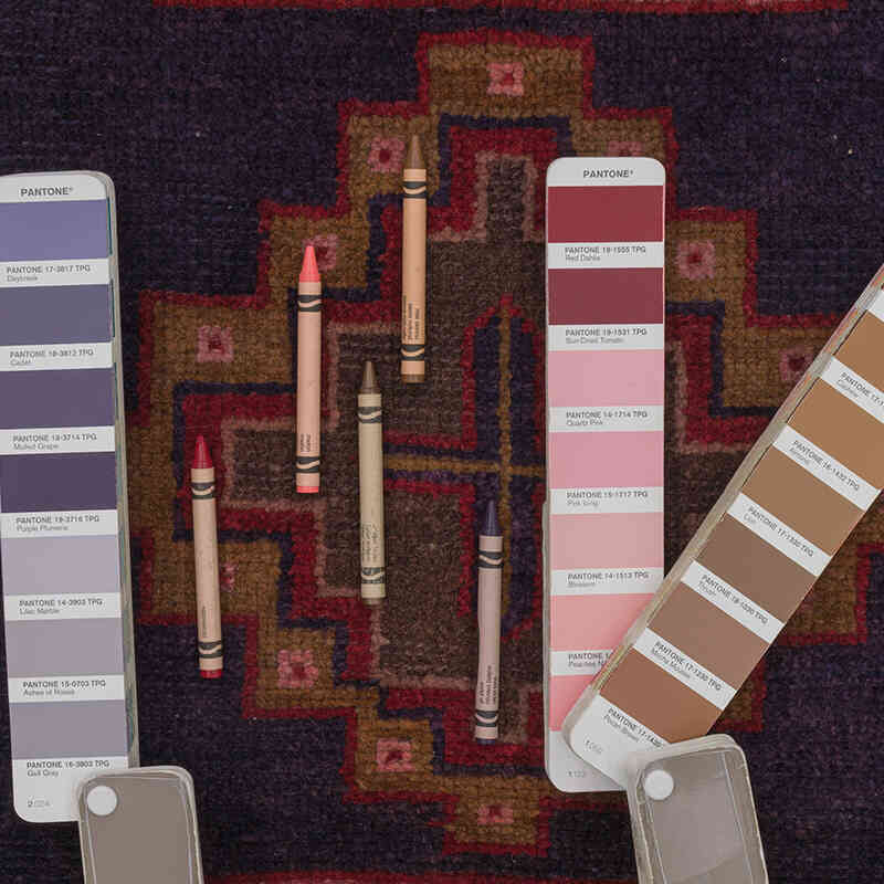 Alfombra Turca Vintage De Pasillo - 92 cm x 326 cm - K0065557