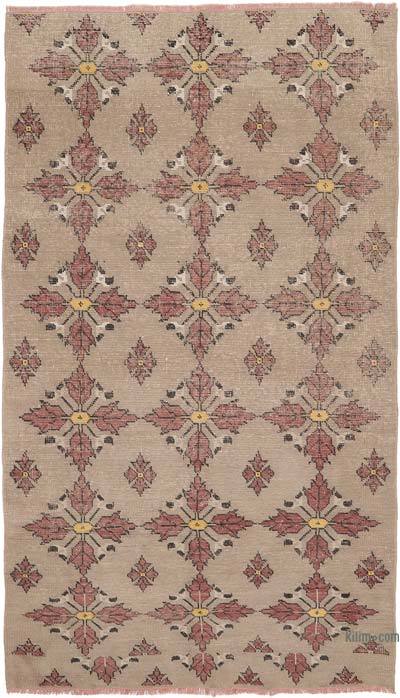 Alfombra Vintage Turca Anudada a Mano - 128 cm x 232 cm