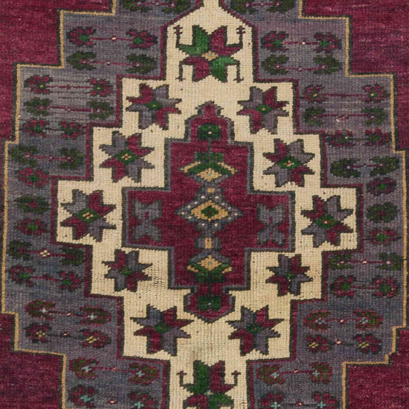 El Dokuma Vintage Halı - 97 cm x 240 cm - K0065577