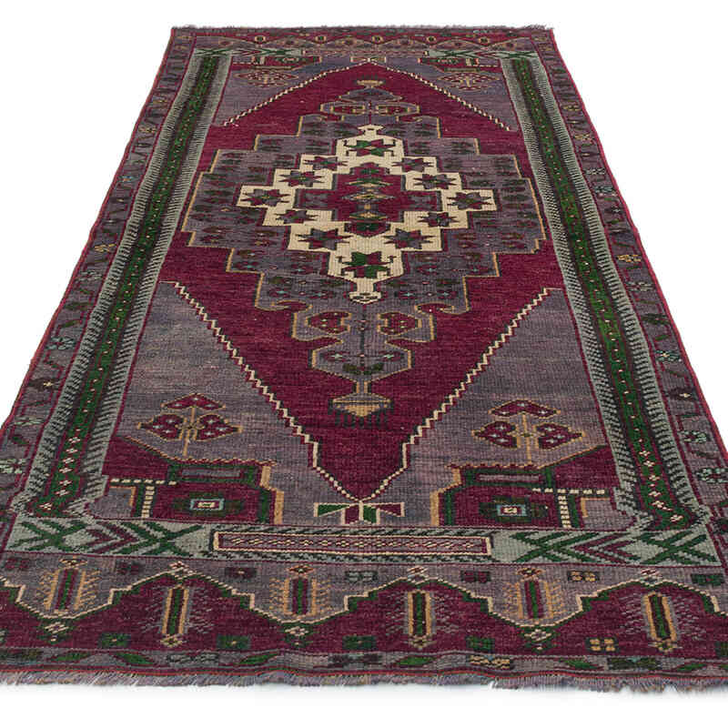 El Dokuma Vintage Halı - 97 cm x 240 cm - K0065577
