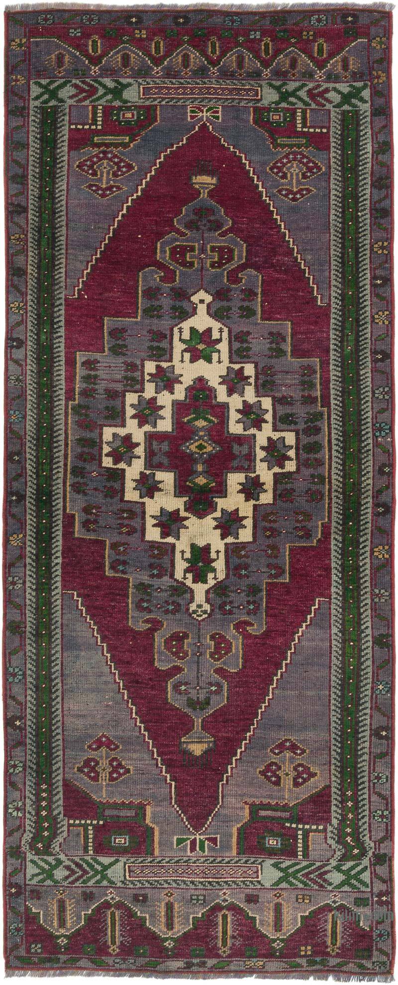 El Dokuma Vintage Halı - 97 cm x 240 cm - K0065577