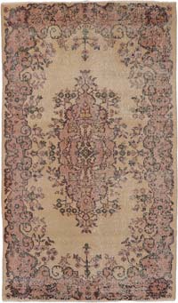 El Dokuma Vintage Halı - 120 cm x 210 cm