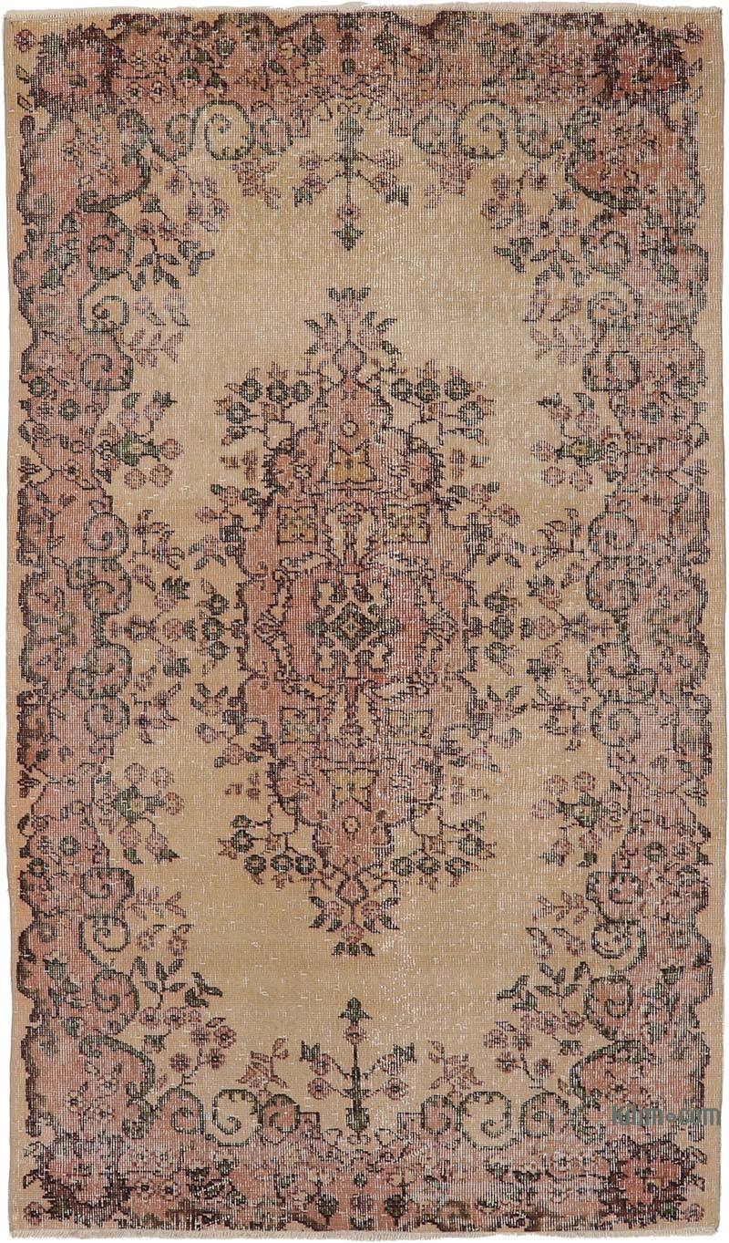 Alfombra Vintage Turca Anudada a Mano - 120 cm x 210 cm - K0065588